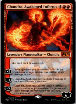Chandra, Awakened Inferno 127 Mythic Core Set 2020 Magic: The Gathering LP - Image 1
