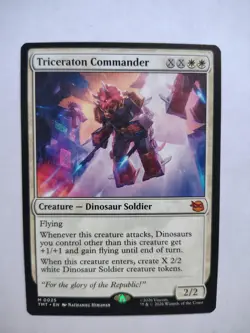 Triceraton Commander 0025 Teenage Mutant Ninja Turtles Magic: The Gathering NM/M - Image 1
