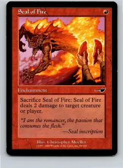 Magic the Gathering Seal of Fire Nemesis MTG Free Shipping! - Image 1