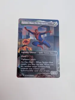 MTG - Spider-Man, To the Rescue (Borderless)- Marvel Super Heroes NM/M Condition - Image 1