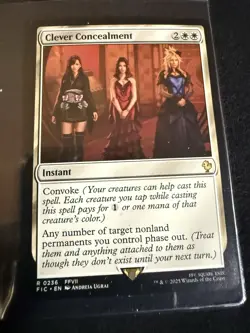 Clever Concealment 0236 MTG Final Fantasy VII Commander FIC Rare Nonfoil NM - Image 2