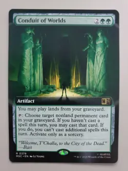 MTG Conduit of Worlds Commander: Marvel Super Heroes Extended Art Rare - Image 1