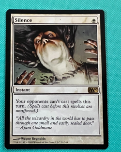 Silence - M10 - Core Set 2010 - MTG - Magic the Gathering - Image 1