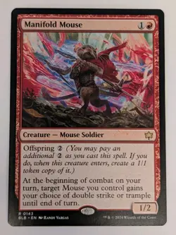 Manifold Mouse Bloomburrow - MTG RARE - Image 1