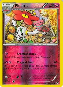 Floette 102/162 Uncommon BREAKthrough Pokemon Reverse Holo Near Mint - Image 1