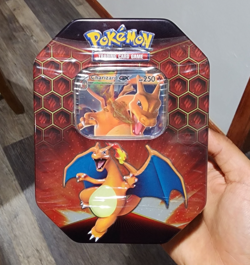 SEALED Pokemon TCG Hidden Fates Charizard GX Tin Box NEW - Image 1