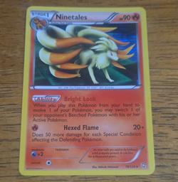The Pokemon Company Pokemon TCG Ninetales 19/124 Dragons Exalted Holo Rare 2012 - Image 1