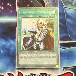 Konami Yu-Gi-Oh! TCG Crossout Designator RA02-EN063 QCSR Foil 1st Ed EN - Image 1