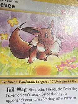 Eevee 74/110 Legendary Collection Pokemon Card 2002 Vintage TCG Collectible - Image 5