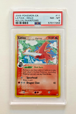 Pokemon Card Latias Delta Species Rev Foil 21/110 Holon Phantoms ENG Mint PSA 8 - Image 1