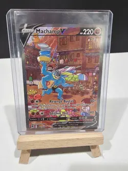 Pokemon TCG Machamp V Sword & Shield Astral Radiance Full Art Card 172/189 NM - Image 2