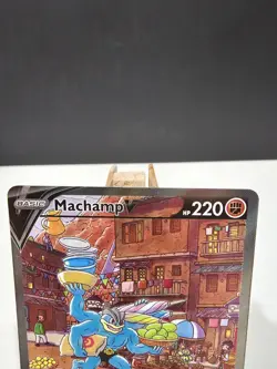 Pokemon TCG Machamp V Sword & Shield Astral Radiance Full Art Card 172/189 NM - Image 3