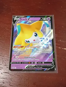 Jirachi V SWSH299 Jumbo Oversized Black Star Promo Pokemon TCG Card NM - Image 1