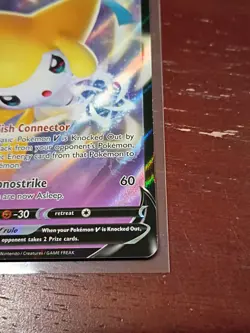 Jirachi V SWSH299 Jumbo Oversized Black Star Promo Pokemon TCG Card NM - Image 4