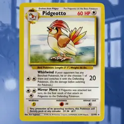 Pokemon Pidgeotto #22/102 Rare Base Set Non-Holo Card ☆Near-Mint☆ See Photos¹ - Image 1