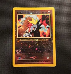 Pokemon TCG 4-Card Lot: Lt. Surge's Electabuzz, Entei, Mewtwo, Team Rocket - Image 3