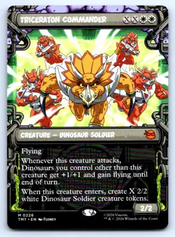 MTG Triceraton Commander (Showcase) M Teenage Mutant Ninja Turtles (TMT) 226 NM - Image 1