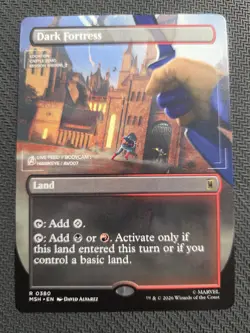 MtG MSH -Dark Fortress -R0380 -Borderless NonFoil NM! 👀 - Image 1