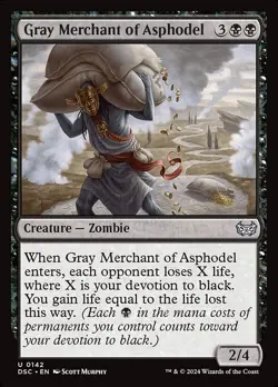 Gray Merchant of Asphodel Commander: Duskmourn: House of Horror Magic MTG - Image 1