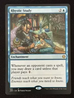 1x MTG Rhystic Study - Jumpstart (JMP) #169 - Magic the Gathering - Image 1