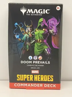 Doom Prevails Commander Deck, Magic the Gathering: Marvel Super heroes NEW - Image 1