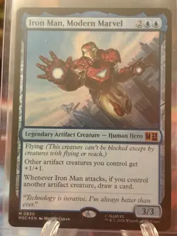 MTG Marvel Super Heroes Iron Man, Modern Marvel Mythic Foil EN 0830 - Image 1