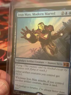 MTG Marvel Super Heroes Iron Man, Modern Marvel Mythic Foil EN 0830 - Image 2