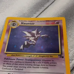 Wizards of the Coast Haunter 6/62 Fossil Unlimited Holo Rare 50 HP EN 1999 - Image 5