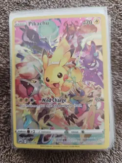Pokemon TCG Pikachu 12-Card Lot - Pikachu VMAX/V Holo Promos, GO & CZ - Image 3