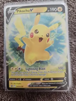 Pokemon TCG Pikachu 12-Card Lot - Pikachu VMAX/V Holo Promos, GO & CZ - Image 5