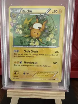 2016 POKEMON XY GENERATIONS RADIANT COLL #RC9 RAICHU PSA 9 - Image 2