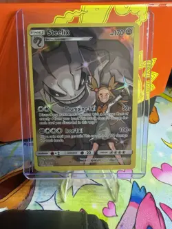 Pokemon Steelix 247/236 Secret Rare Cosmic Eclipse Pokemon Holo Near Mint - Image 1