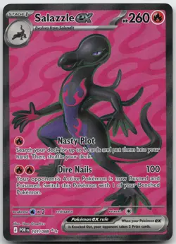 Pokemon Salazzle ex Ultra Rare Holo 101/088 Perfect Order NM Graphics - Image 1