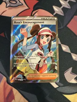 Pokemon TCG Rosas Encouragement 114/88 Ultra Rare Perfect Order - Image 1