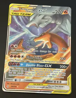 The Pokemon Company Reshiram & Charizard GX 20/214 Holo EN 270 HP - Image 1
