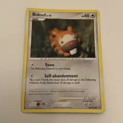 Bidoof 54/100 Normal Common Stormfront Pokemon Tcg - Image 2