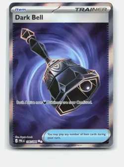 Dark Bell 106/084 Ultra Rare Pitch Black Pokemon Holo Near Mint - Image 1