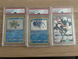 Pokemon 2019 Hidden Fates PSA 10 Lot. Greninja, Frogadier, and Froakie - Image 1