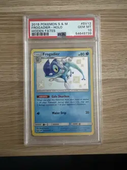 Pokemon 2019 Hidden Fates PSA 10 Lot. Greninja, Frogadier, and Froakie - Image 3