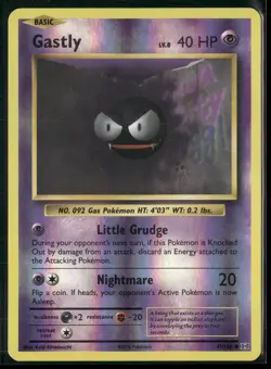 Gastly 47/108 Common Evolutions Pokemon Reverse Holo Near Mint - Image 1