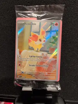 Fennekin Full Art Promo Chaos Rising ETB Promo 080 - SEALED & MINT FRONT Pokemon - Image 1