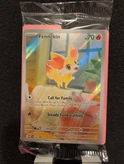 Fennekin Full Art Promo Chaos Rising ETB Promo 080 - SEALED & MINT FRONT Pokemon - Image 2