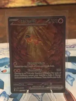 Pokemon TCG Chi-Yu ex 259/193 Paldea Evolved SIR Holo Full Art 190HP English - Image 1