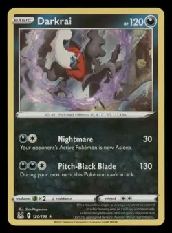 Darkrai 120/196 Holo Rare Lost Origin Pokemon Near Mint - Image 1