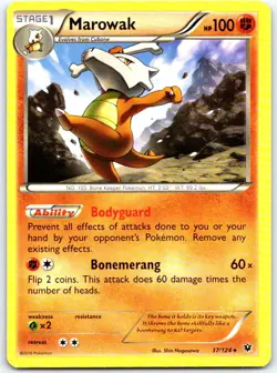 Marowak 37/124 Rare Fates Collide Pokemon LP - Image 1