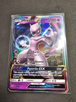 Pokemon TCG - SM Shining Legends Mewtwo GX (Secret) 39/73 - Near Mint - Image 1