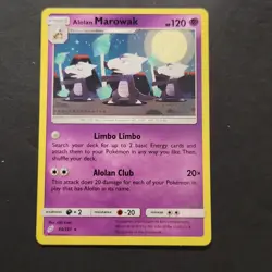 Alolan Marowak (64/181) Rare LP SM9 SM - Team Up Pokemon TCG - Image 1