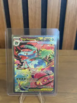 Pokemon TCG Mega Venusaur EX 177/132 ME01 Mega Evolution Full Art Holo 380HP - Image 1