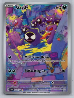 Gastly 177/162 Illustration Rare Temporal Forces Pokemon Holo Near Mint - Image 1