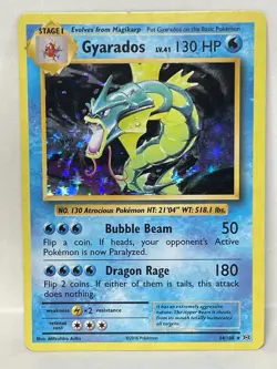 Pokemon Gyarados XY Evolutions Holo Foil Rare 34/108 - LP - Image 1